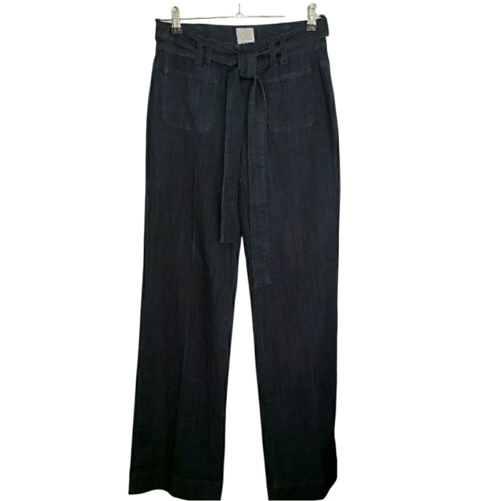 GB Flare Jeans with Tie Waste Accent